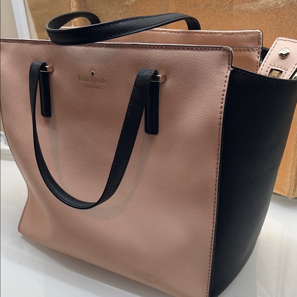 Kate Spade Pink and Black Women's Tote Bag - Picture 12 of 15